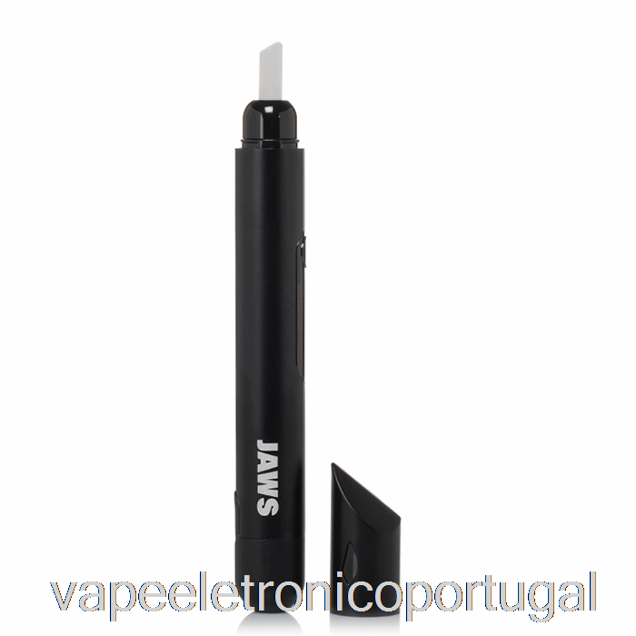 Vape Eletrônico Yocan Mandíbulas Pretas Faca Quente E Termômetro Prata